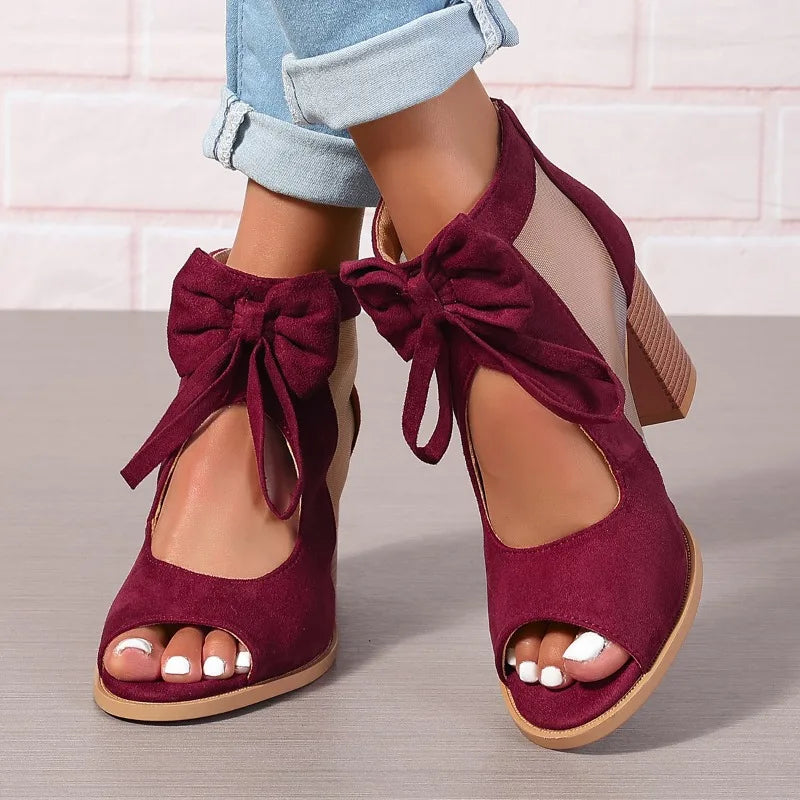 CharmBow™ Women’s Chunky Heel Sandals
