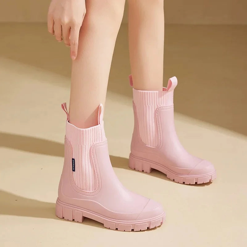 AquaStep™ Waterproof Mid-Calf Comfort Boots
