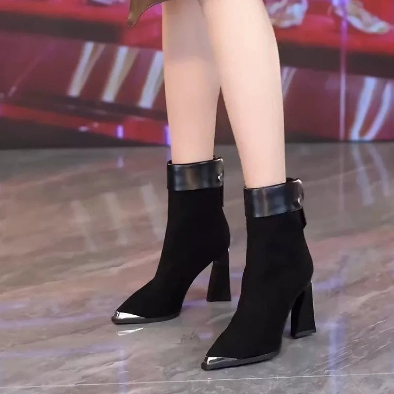 Velouré™ Women’s Faux Suede High Heel Ankle Boots