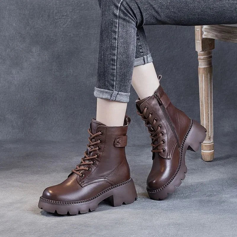 Footnity™ Velvet Comfort Orthopedic Boots – Warmth, Style & Support