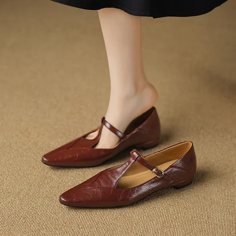 Biana Genuine Leather Heels