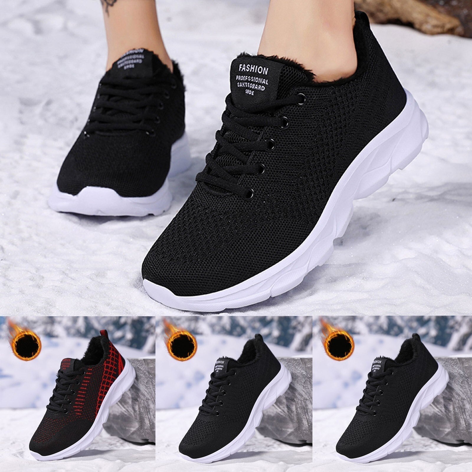Footnity “Run-Up” Warm & Breathable Sneakers