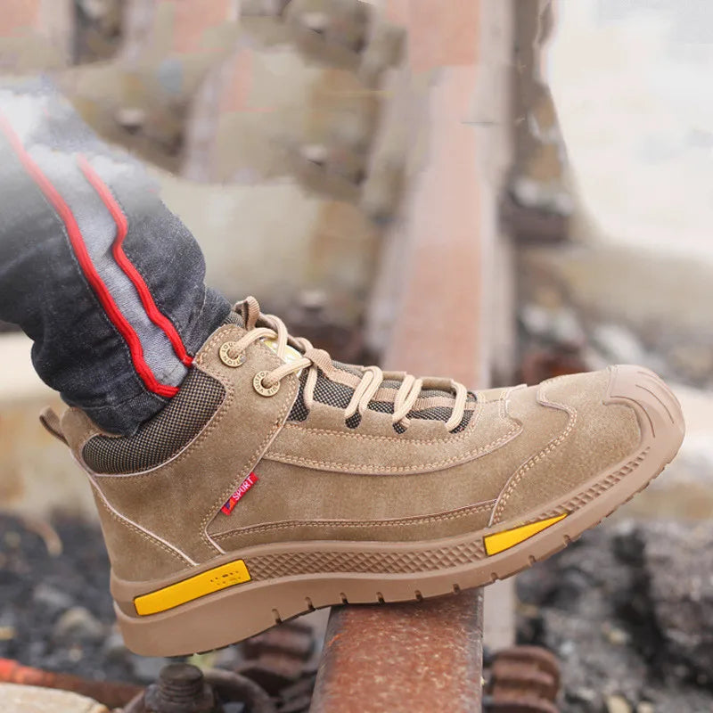 IronGuard™ Waterproof Safety Boots – Work Hard, Stay Safe.