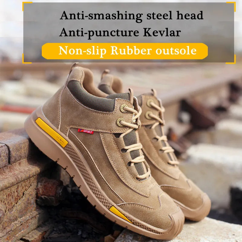 IronGuard™ Waterproof Safety Boots – Work Hard, Stay Safe.
