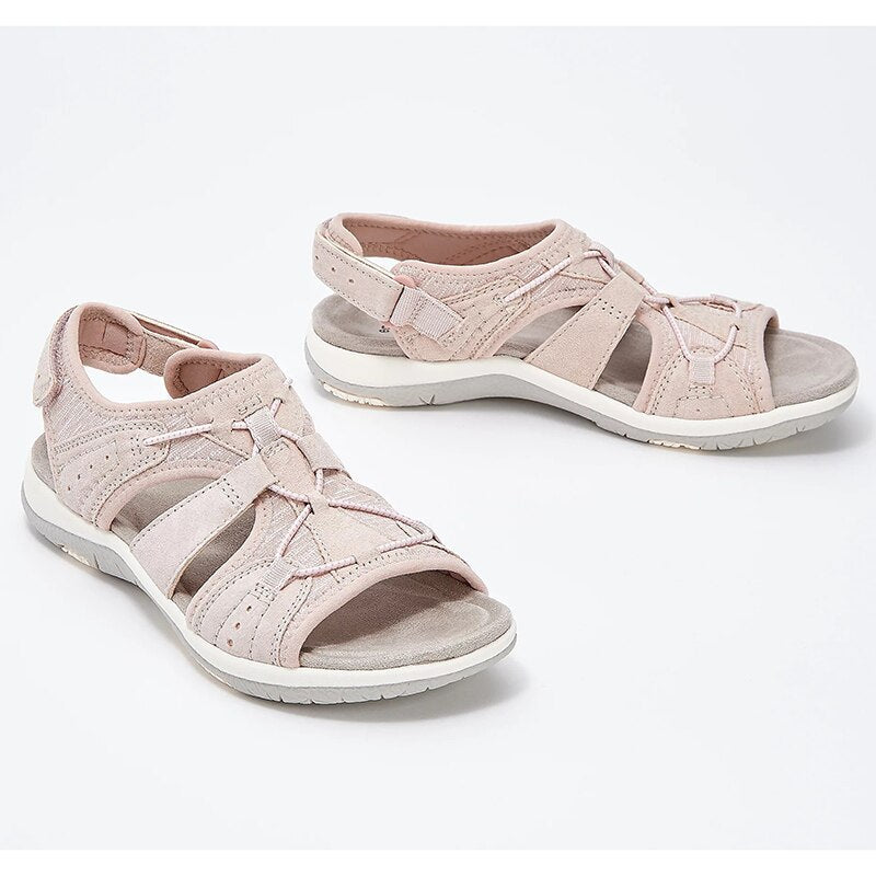 Comelyy Women Solid Color Hollow Out Casual Lady Sandals