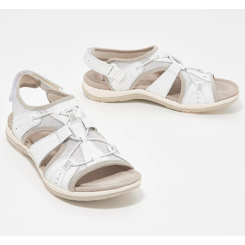 Comelyy Women Solid Color Hollow Out Casual Lady Sandals