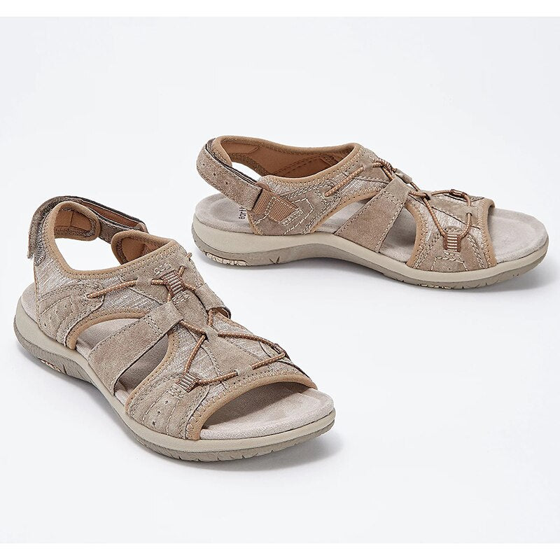 Comelyy Women Solid Color Hollow Out Casual Lady Sandals
