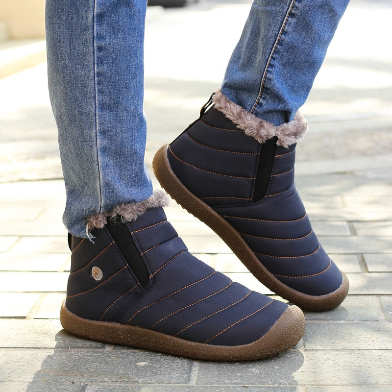 Comelyy Women Warm Shoes Waterproof Non-slip Snow Boots