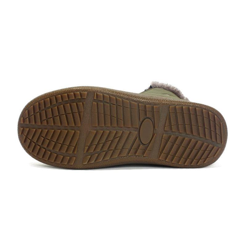 Comelyy Women Warm Shoes Waterproof Non-slip Snow Boots