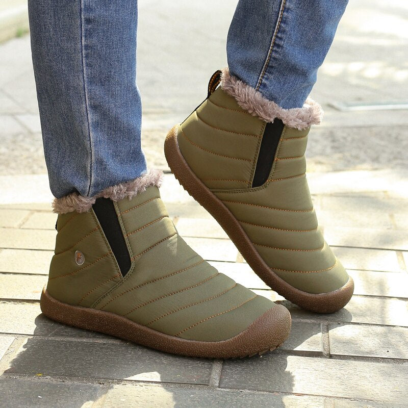 Comelyy Women Warm Shoes Waterproof Non-slip Snow Boots