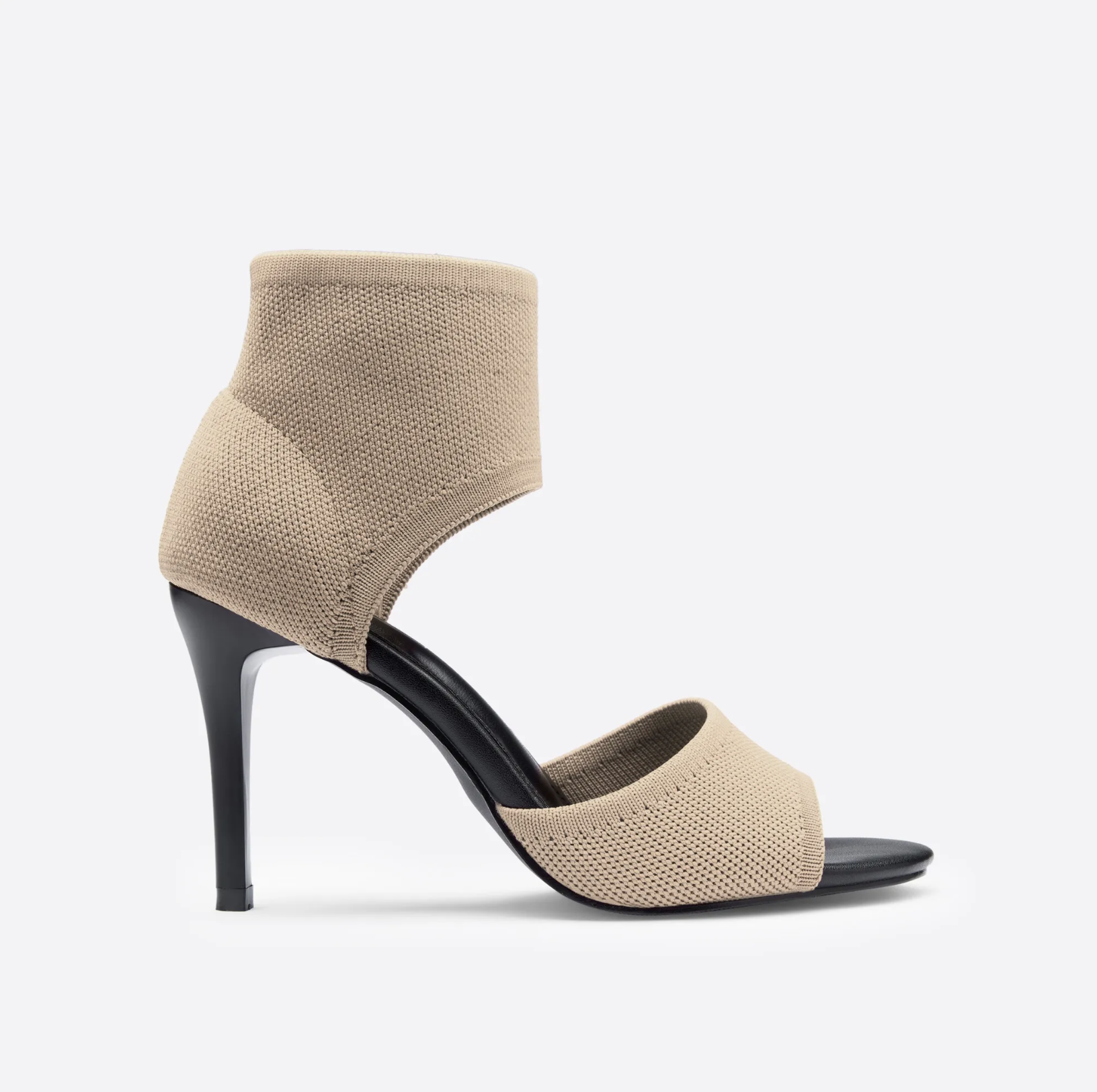 Comelyy new women's shoes comfortable super high-heeled thin black stiletto fish mouth sandals