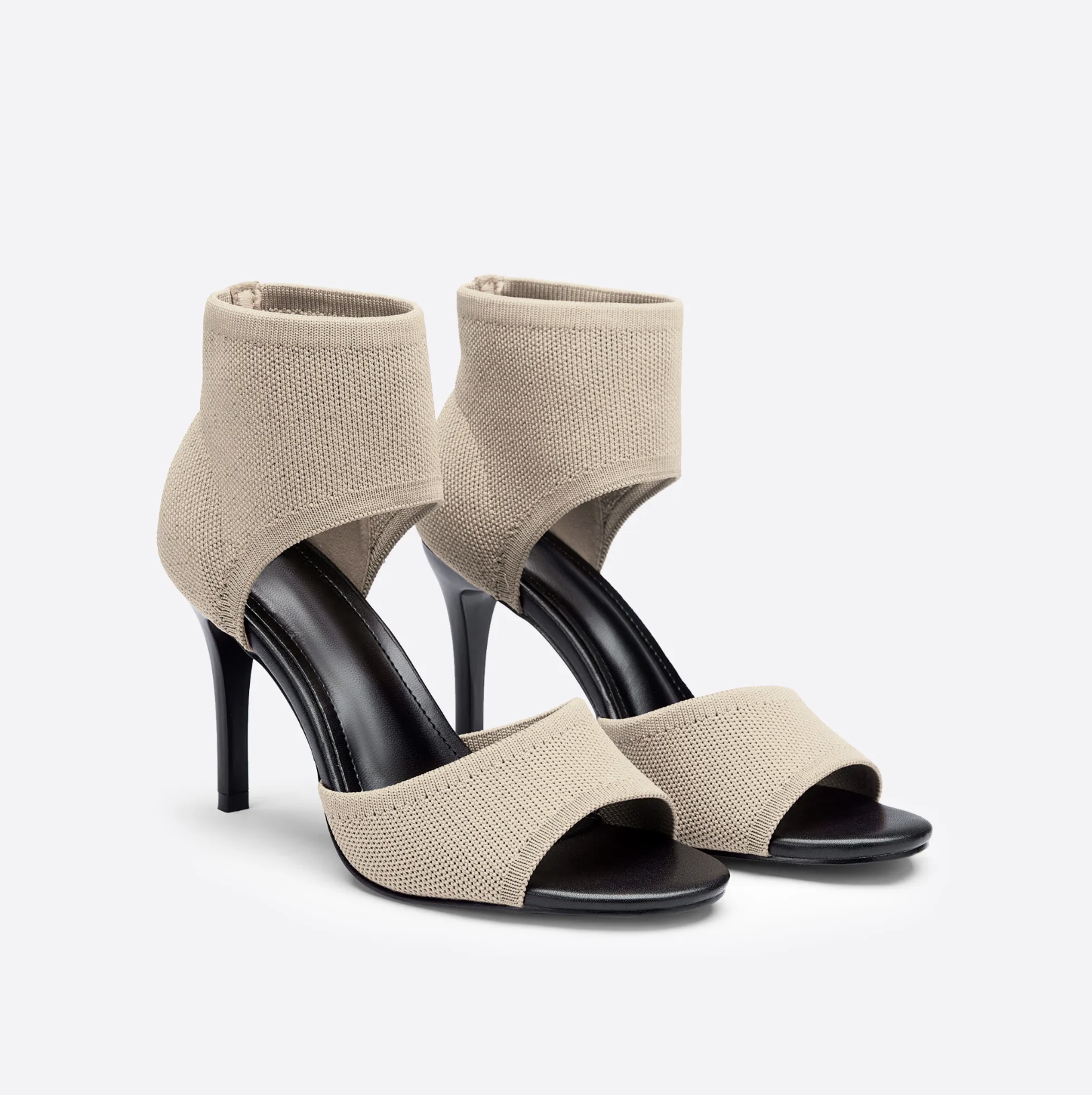 Comelyy new women's shoes comfortable super high-heeled thin black stiletto fish mouth sandals