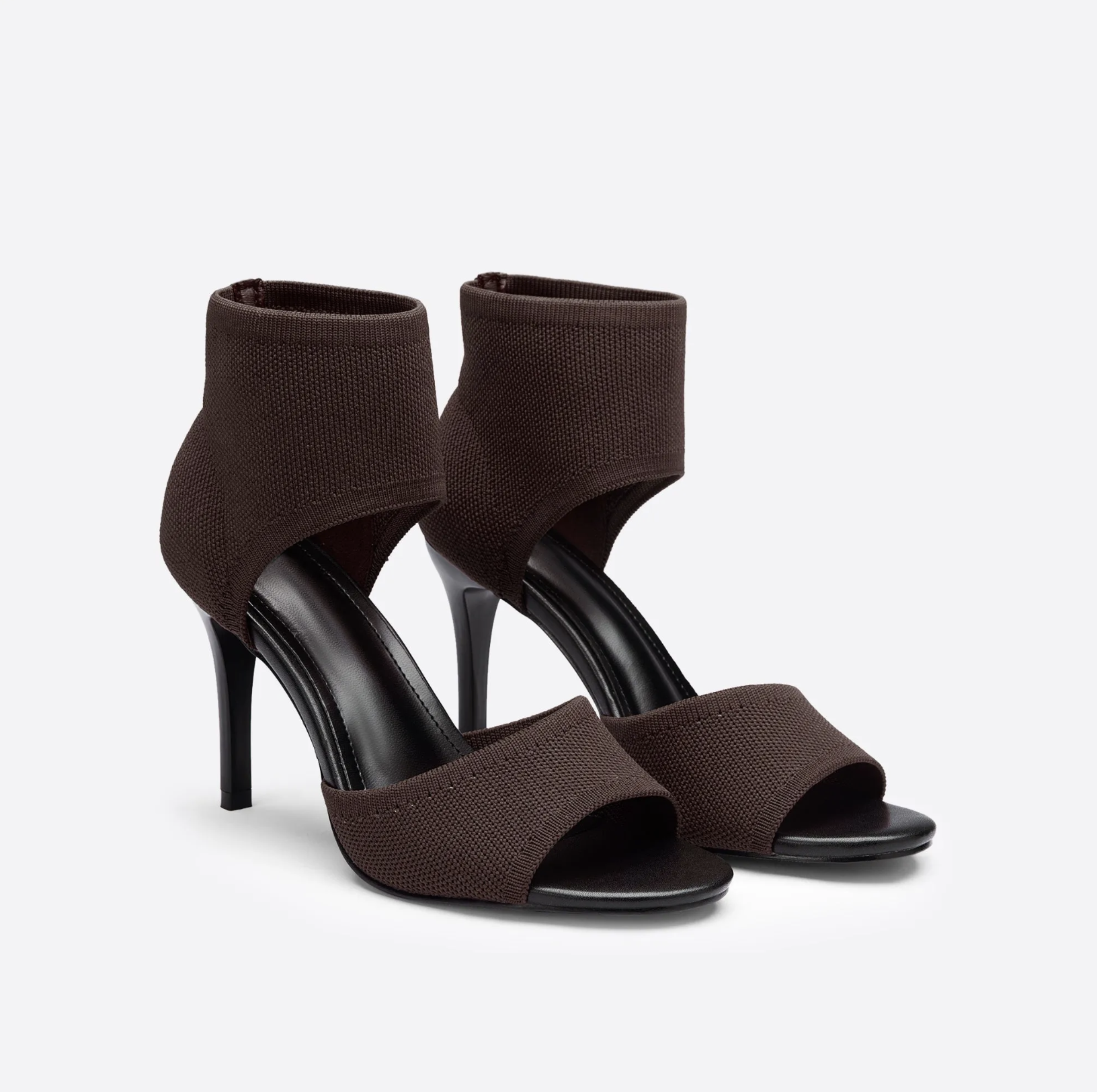 Comelyy new women's shoes comfortable super high-heeled thin black stiletto fish mouth sandals