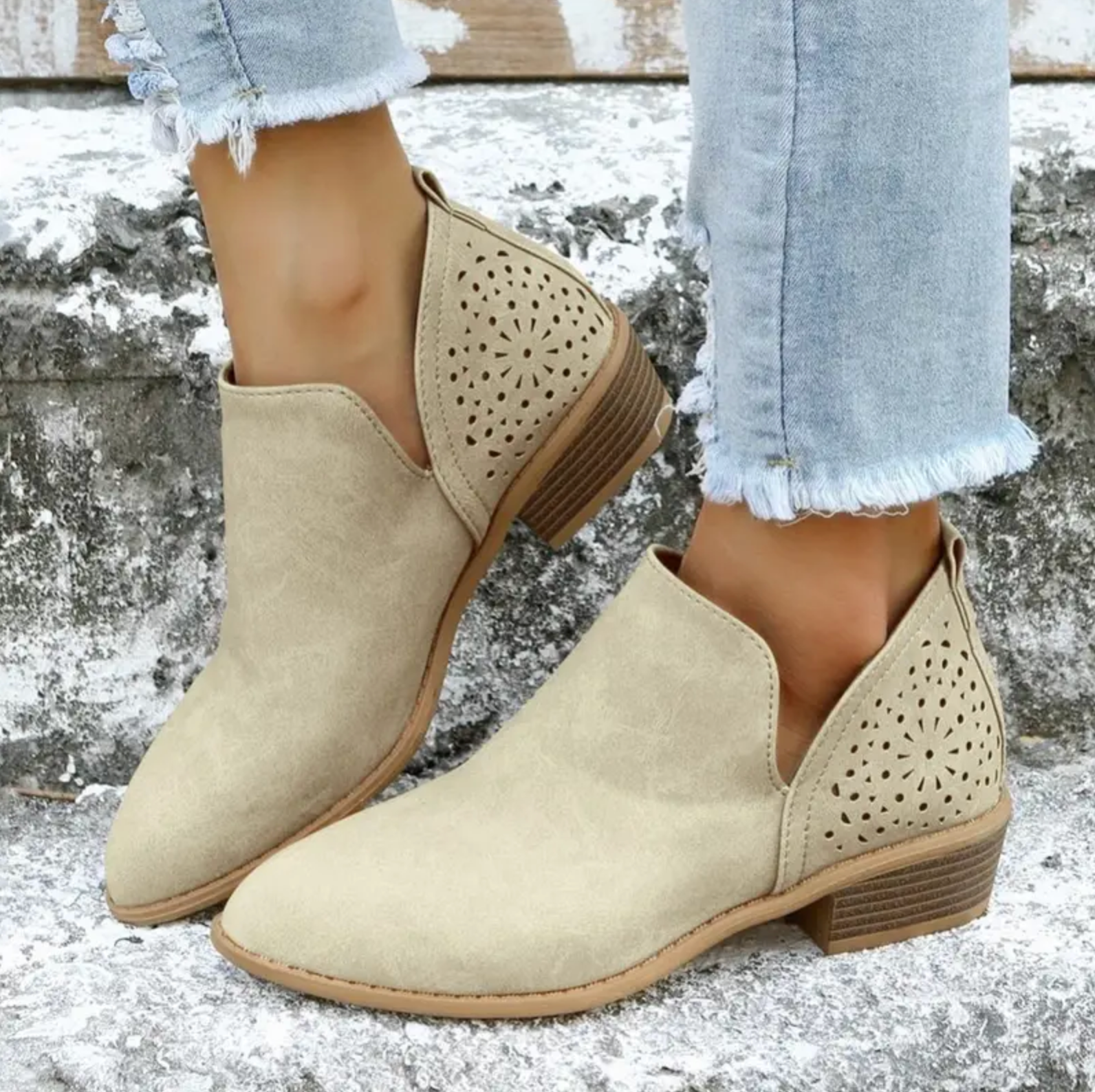 Comelyy chunky heel sleeve slim boots overshoes
