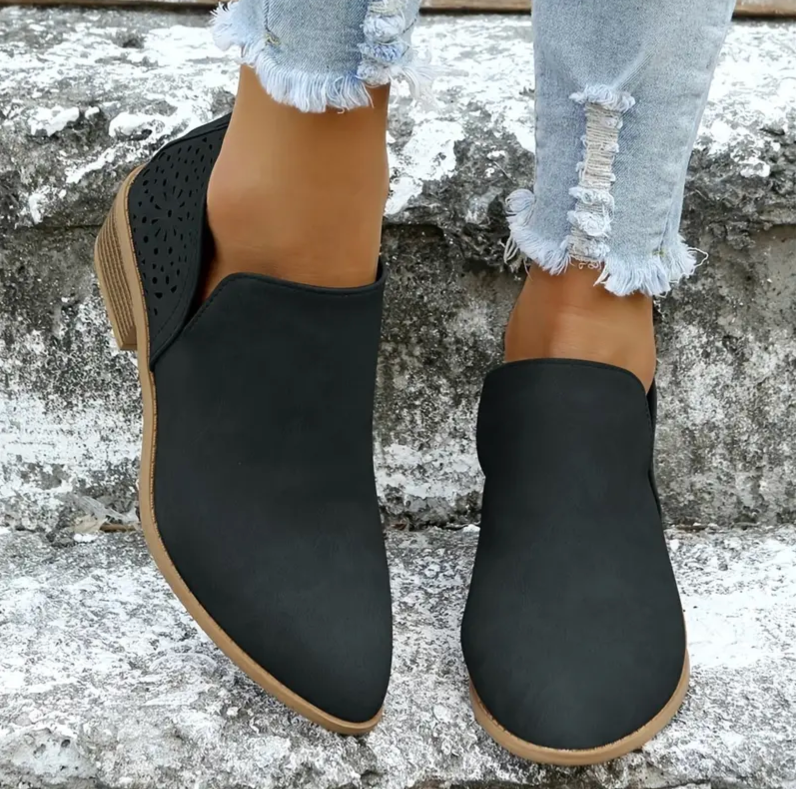 Comelyy chunky heel sleeve slim boots overshoes