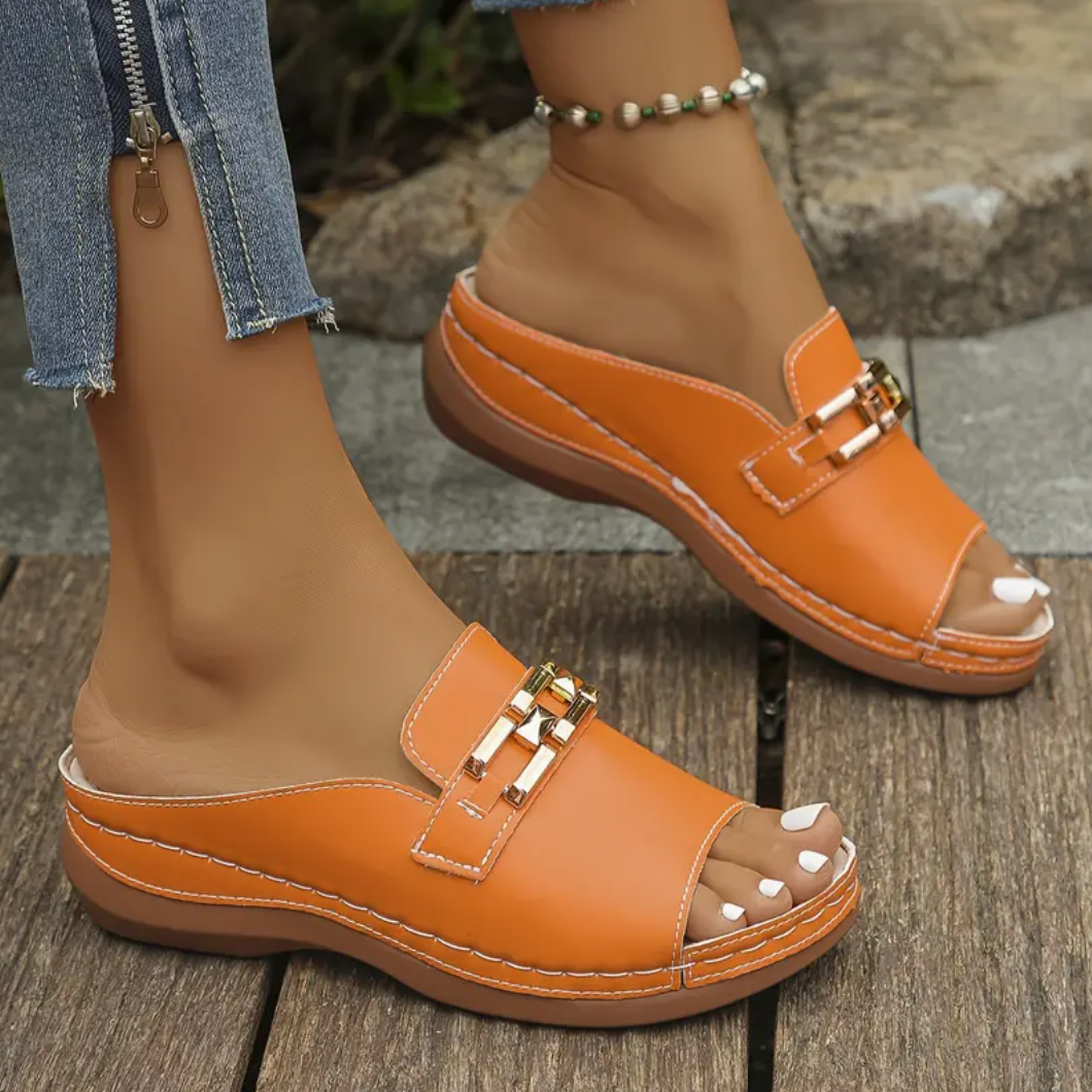 Comelyy Thick-soled Summer Outdoors Slip-resistant Slope-heel Women Sandals