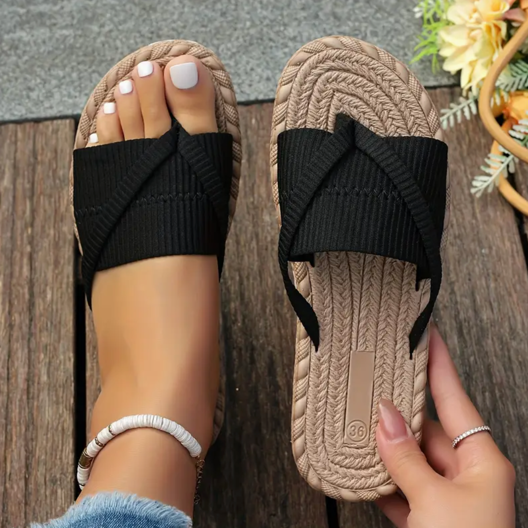 Comelyy Summer Slides Slip-On Flip Flops Comfortable Sandals
