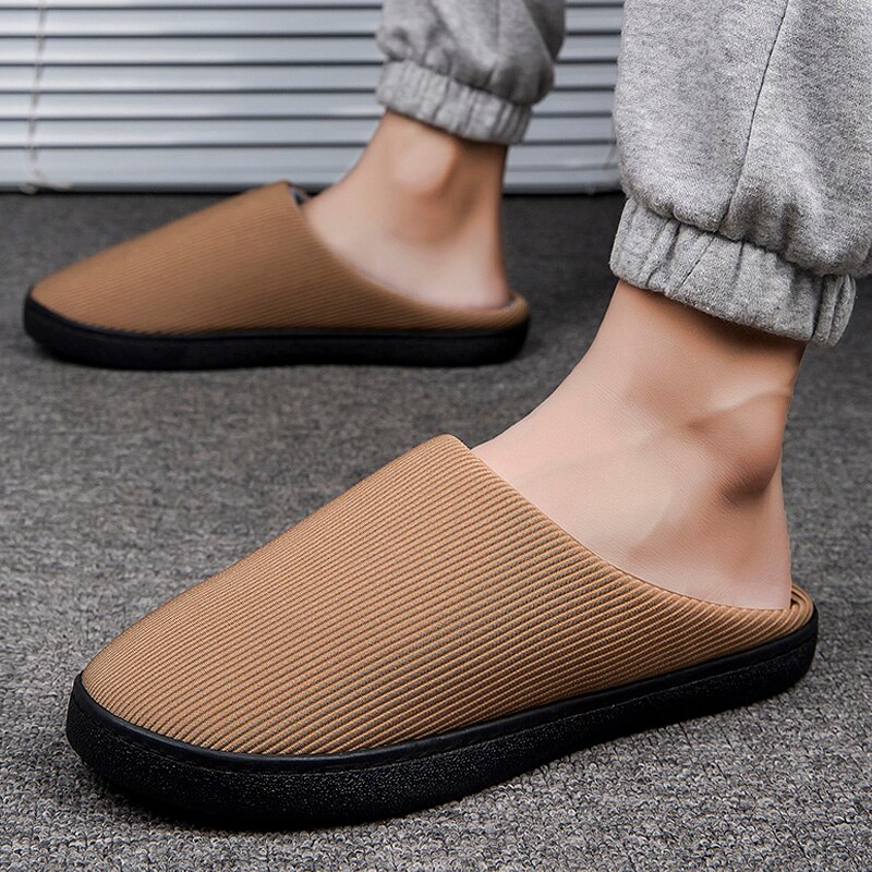 Comelyy Winter Home Slippers Shoes With Fur Warm Casual Slippers