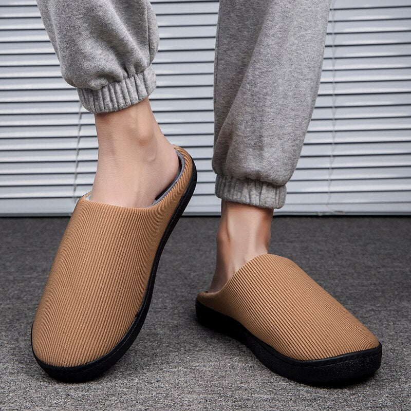 Comelyy Winter Home Slippers Shoes With Fur Warm Casual Slippers