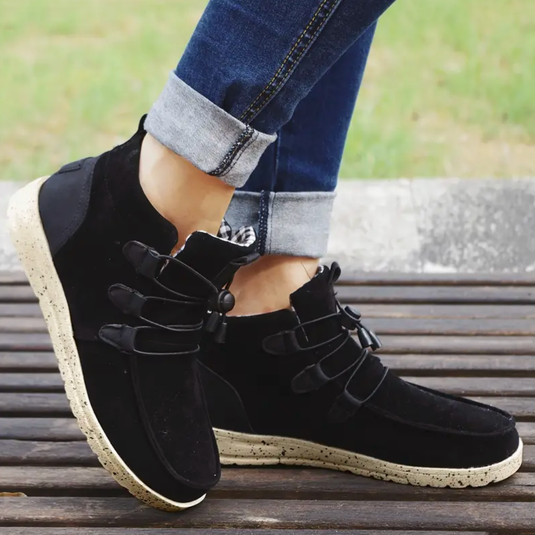 Comelyy Cozy and Stylis Women's High Top Sneaker Boots