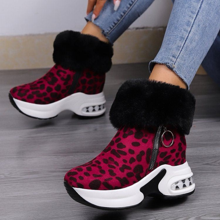 Comelyy Plush Lining and Side Zipper Comfortable and Stylish Boots