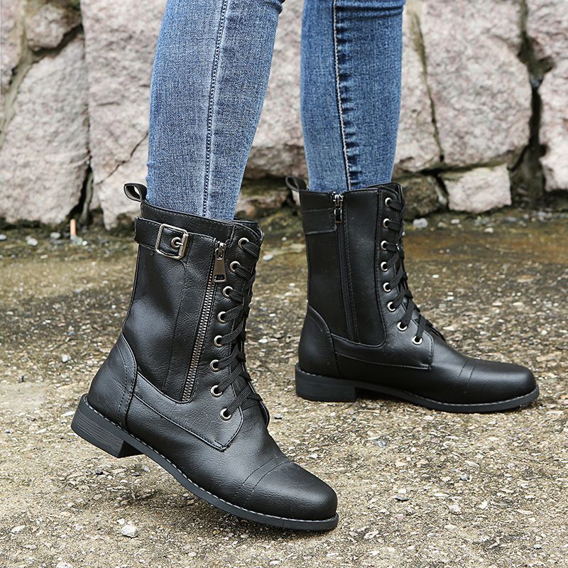 StrideWell™ | Orthopedic Leather Boots with Confidence