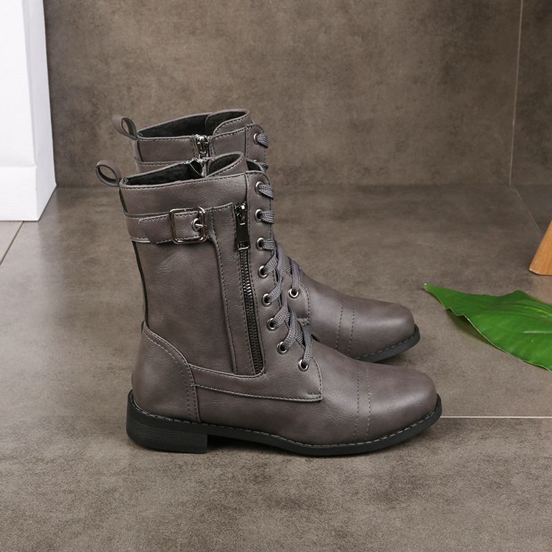 StrideWell™ | Orthopedic Leather Boots with Confidence