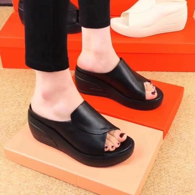 Comelyy Women's sandals fashionable soft sole sandals platform sandals