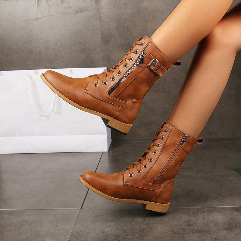 StrideWell™ | Orthopedic Leather Boots with Confidence