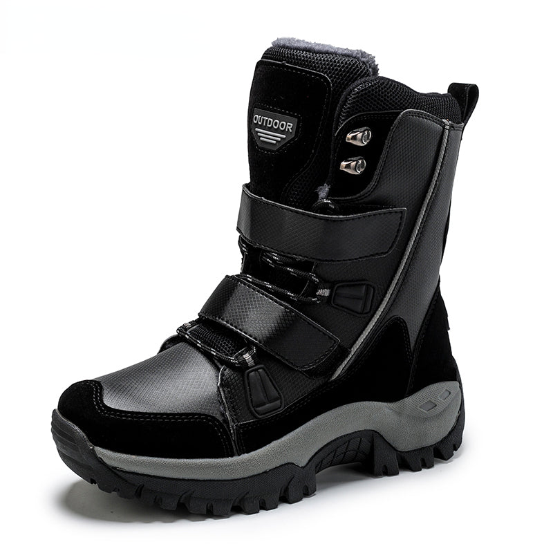 Comelyy  Warm Winter Plush Mid-Calf Waterproof Boots