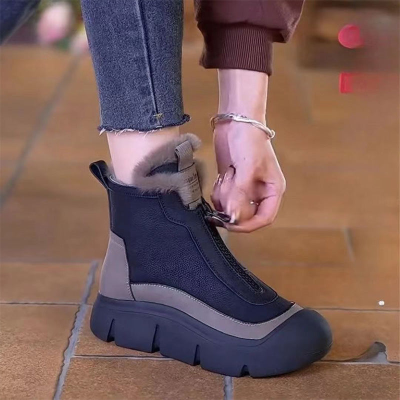 ❄️ WinterShield™ Waterproof Zip Boots – Stay Warm, Stay Dry, Stay Stylish