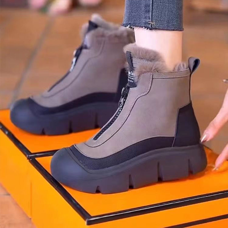 ❄️ WinterShield™ Waterproof Zip Boots – Stay Warm, Stay Dry, Stay Stylish